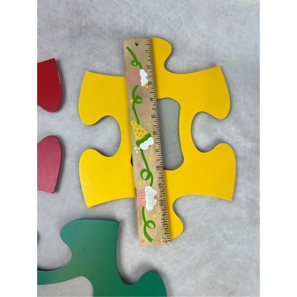 Vintage 90s/Y2K Puzzle Piece Picture Frames Kids
